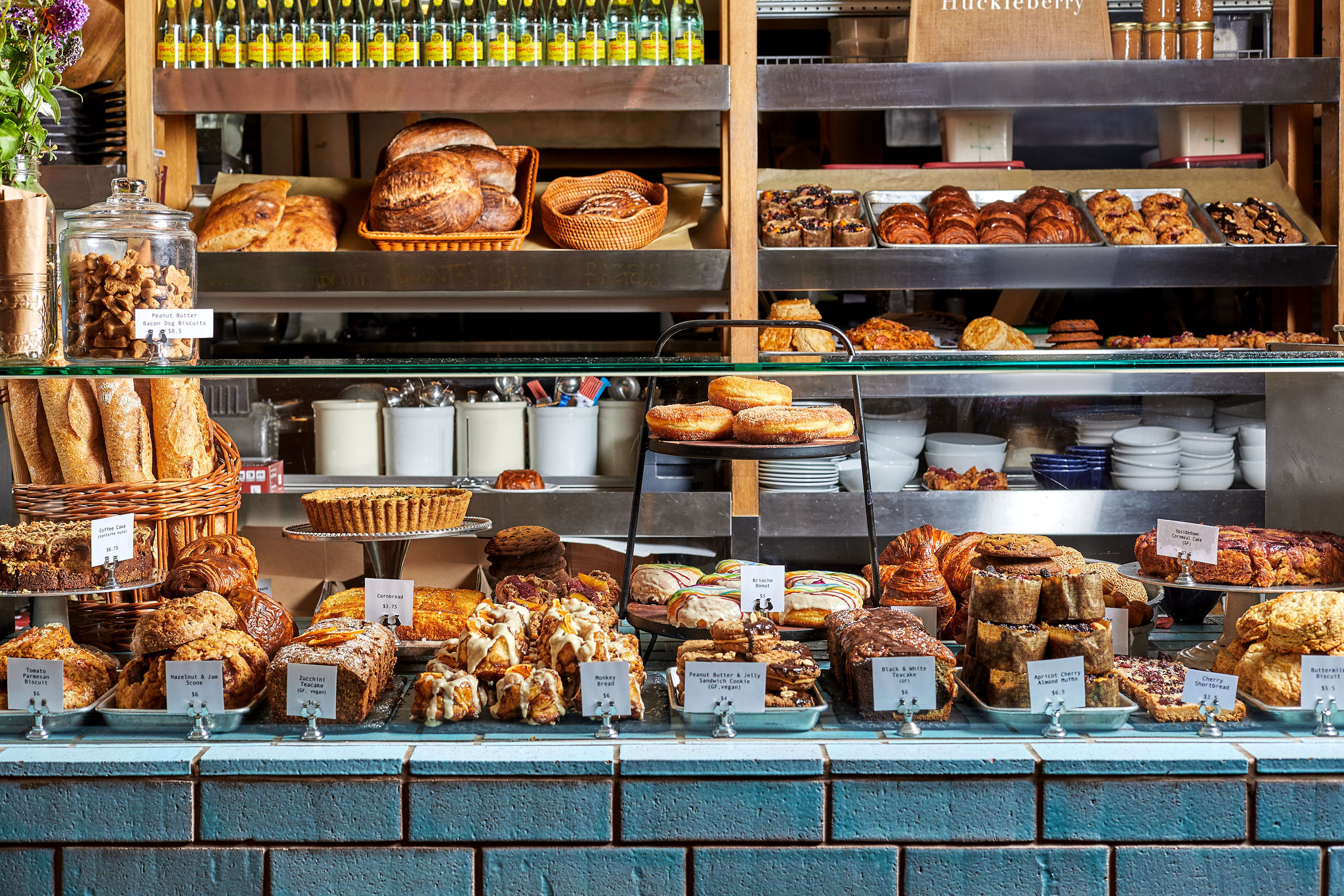 Bread and Pastries Display